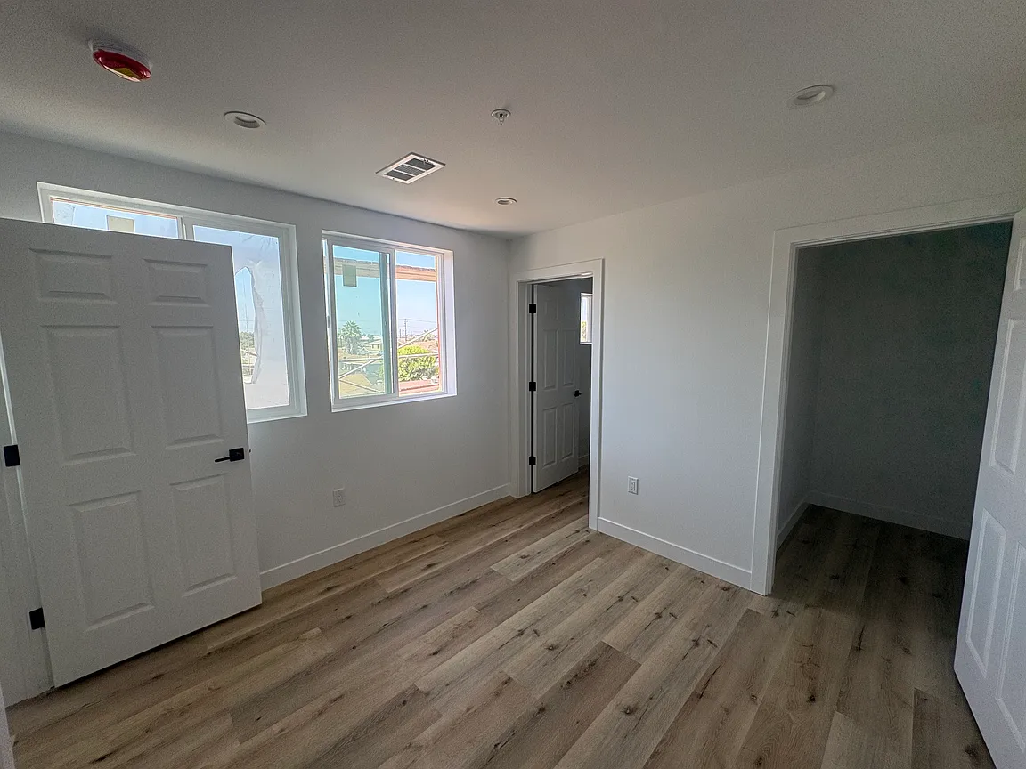 Bedroom with closet