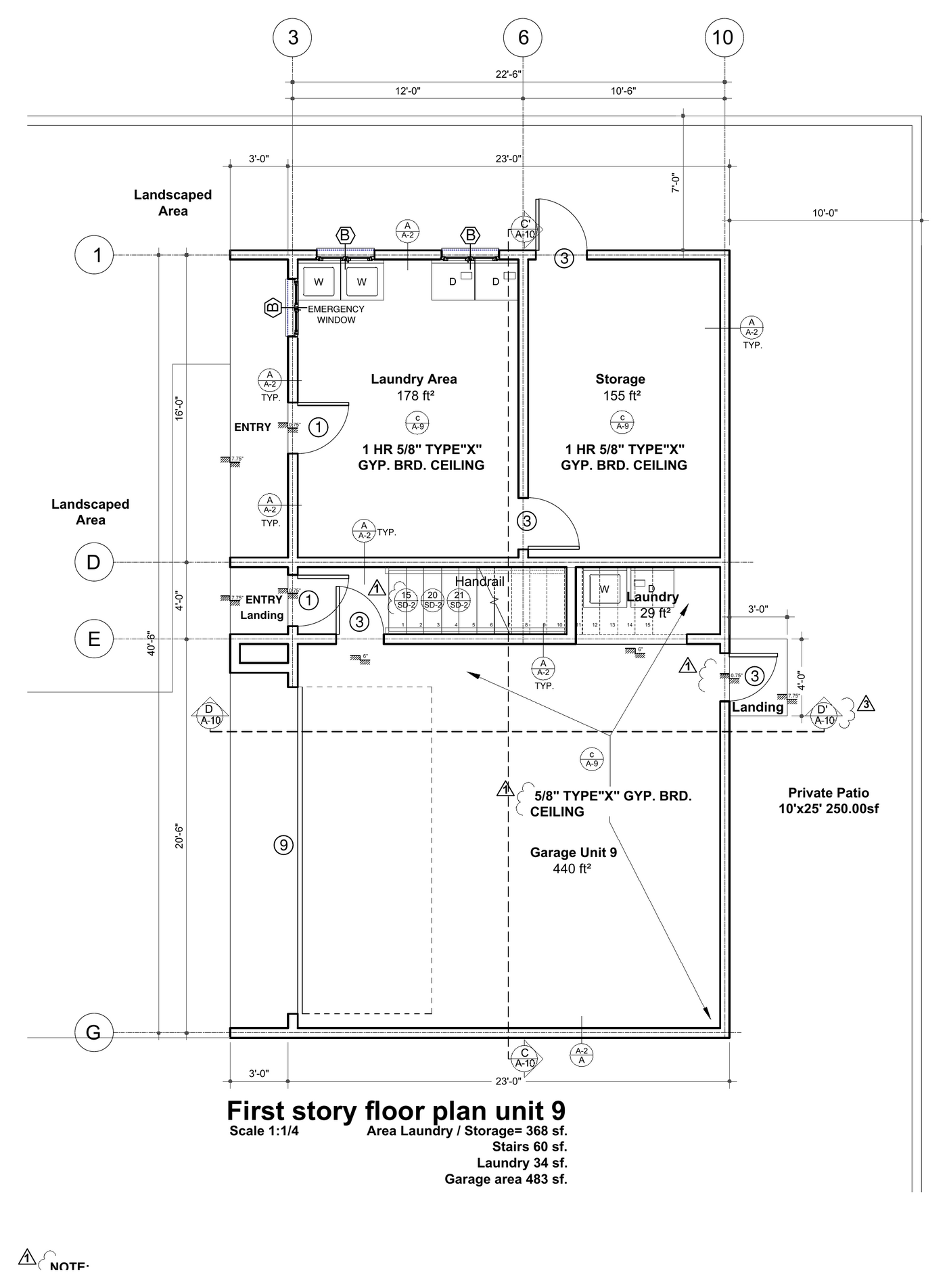 Garden Residence — ground level